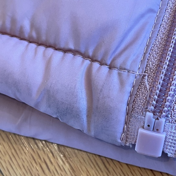 Women's Hooded Quilted Jacket - Pink - Picture 9 of 9